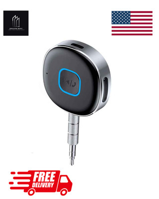 Portable 3.5mm Aux Car Adapter Bluetooth Wireless Audio Receiver Car/Home Stereo