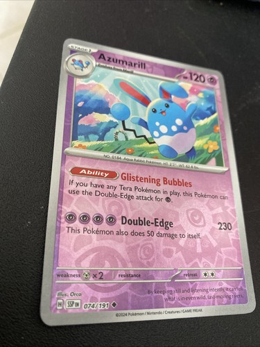 Azumarill 074/191 Scintille Urgenti Reverse Holo - Foto 2 di 4