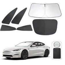 6PCS Windshield Sun Shade Custom Fit for 2023 2024 2025 Tesla Model S Accesso...