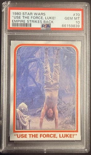 1980 STAR WARS RARE GEM PSA 10 - Use the force, Luke Skywalker #70 -Please Read