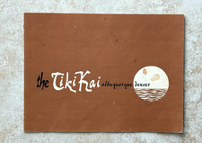 Rare 60s- Early 70s Tiki Kai Supper Club Albuquerque and Denver Multi-Page Menu