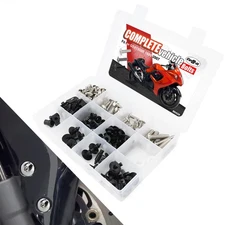 Motorcycle Complete Fairing Bolts Steel Silver Fit For Suzuki GSXR1300 1999-2007