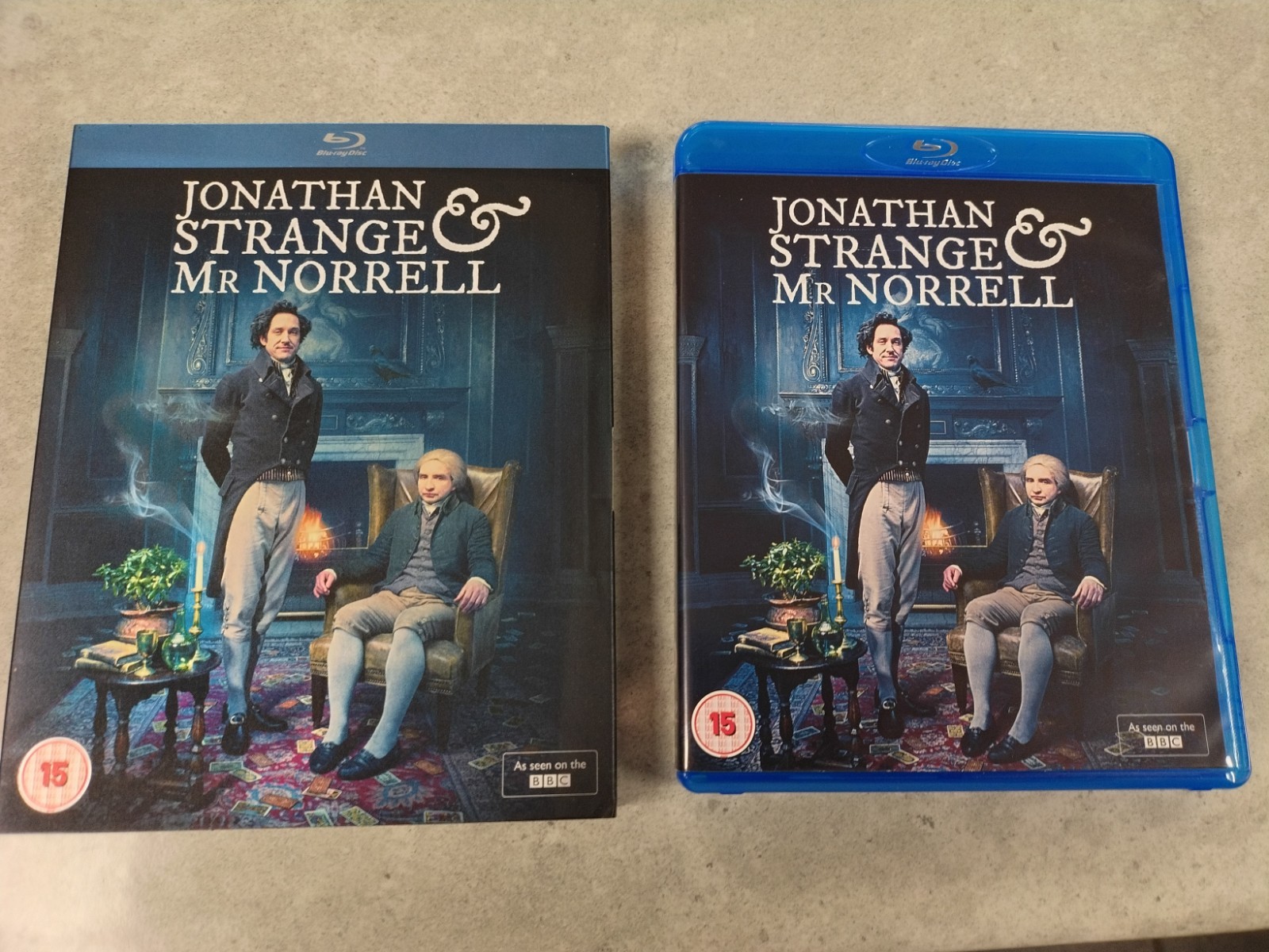 Jonathan Strange & Mr Norrell 2 Disc Blu Ray Full BBC TV Series Eddie Marsan