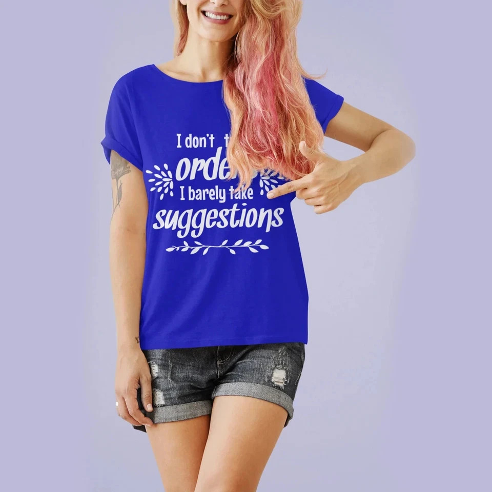 Classic Fit Humour Tee Unisex Funny Graphic Text Print Casual & Stylish T-Shirt