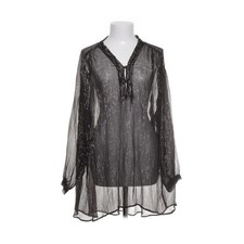 Rabens Saloner, Strandkleid, Größe: S/M, Schwarz/Gold/Mehrfarbig, Damen #BWk