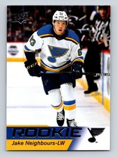 #25 Jake Neighbours 2021-22 Upper Deck Star Rookie  RC Blues