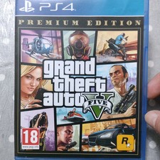 GTA 5 Grand Theft Auto V Premium Edition (PS4)  Disco A Specchio 