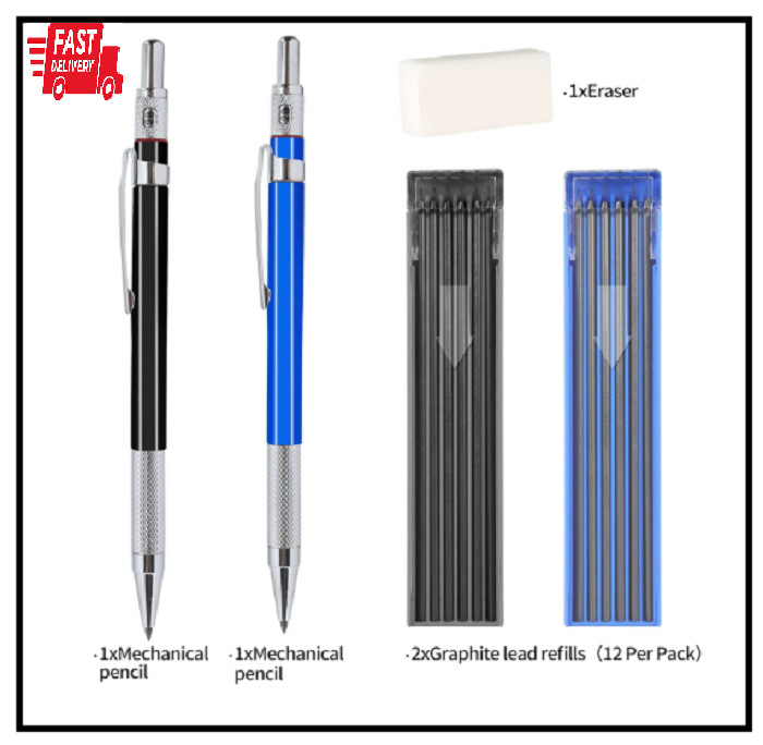 	Mechanical Pencil Metal 2Mm Drafting Pencil Metal Mechanical Pencils	