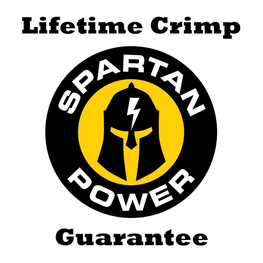 3 Ft 2 AWG Heavy-Duty Battery Cable - 100% Copper, Made in USA, Red & Black