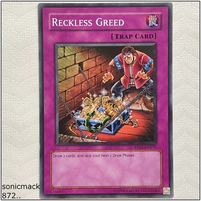 Reckless Greed - RP02-EN071 - Common Yugioh
