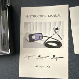 Airbrush Kit w/ Compressor Airbrush Hose & Instruction Manual Model BDA61002