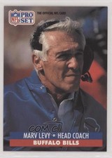 1991 Pro Set Marv Levy #90 HOF b5y