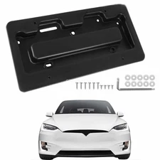 For Tesla Model S 2016-2022 Front License Plate Bumper Mount Holder Bracket Kit