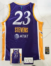 Azura Stevens Signed Jersey Los Angeles Sparks JSA COA