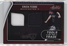 2022 Panini Absolute Tools of the Trade 2 Swatch /199 Erick Fedde #TTT2-EF 4f5