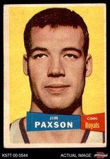 1957 Topps #73 Jim Paxson Royals-BskB RC Dayton 3 - VG