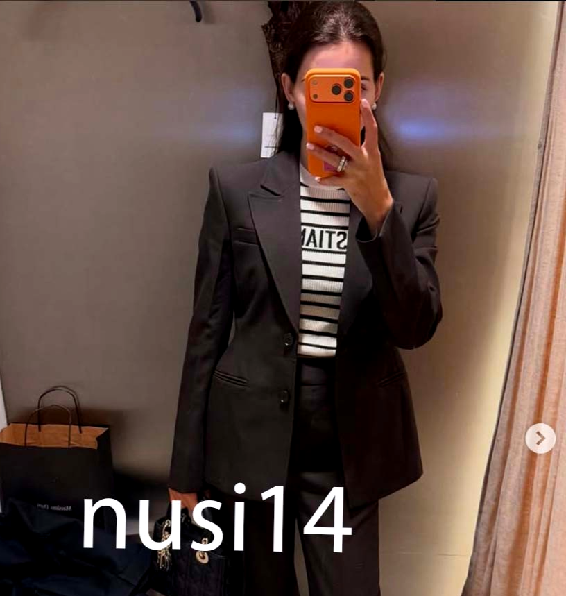 ZARA NEW WOMAN ZW COLLECTION TAILORED BLAZER JACKETBROWN XS-XL
