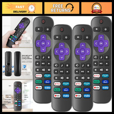 4 Pack Replacement Remote Control for Roku TV - Compatible with TCL, Hisense, On