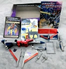 VINTAGE HASBRO 1984 TRANSFORMERS GENERATION 1 G1 STARSCREAM COMPLETE WITH BOX