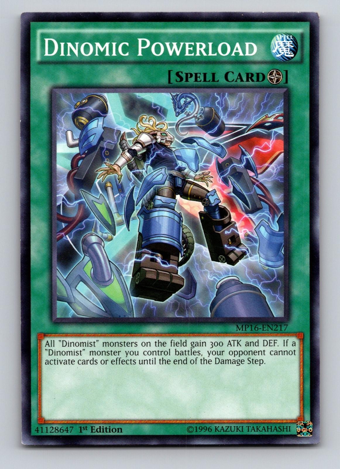 Dinomic Powerload MP16-EN217 Common Yu-Gi-Oh 1st Edition