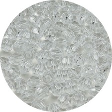 YUEXIGO 1000pcs 6mm Acrylic Round Faceted Beads for Crafts Faceted Spacer Be...