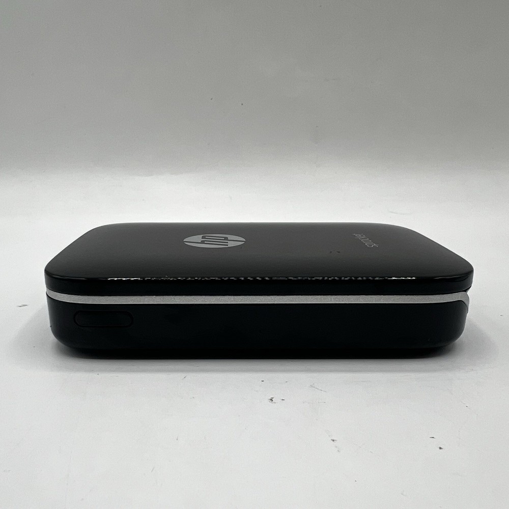 HP Sprocket Portable Photo Printer Black Bluetooth ZINK With Prints