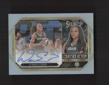 2024 Panini Select WNBA Dana Evans Courtside Action Signatures AUTO
