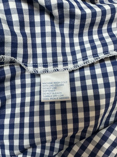 Southern Tide Men’s Intercoastal 1/4 Zip | Yacht Blue Gingham | Size M Pullover - Picture 5 of 5