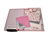 PAPERAGE Junk Journal Scrapbook Kit, Hardcover Blank Journal Notebook