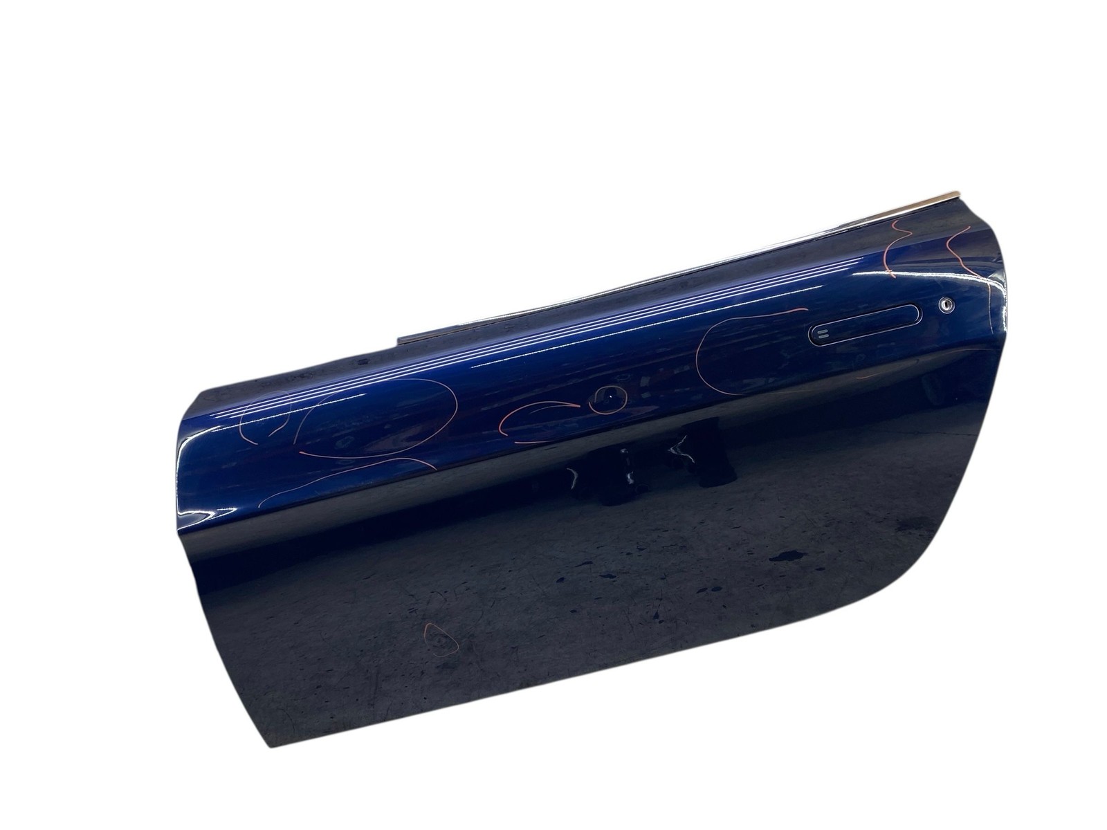2009 Aston Martin Vantage Lh Left Driver Door Shell Midnight Blue Roadster