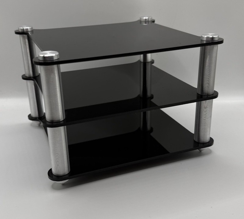 Mini Acrylic Aluminium Alloy Rack HIFI Decoder Amplifier Headphone Stack Fosi
