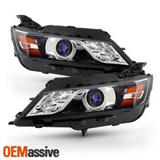 For 14-20 Chevy Impala Hidxenon Non-afs Projector Black Headlights Pair Lhrh For 14-20 Chevy Impala Hidxenon Non-afs Projector Black Headlights Pair Lhrh