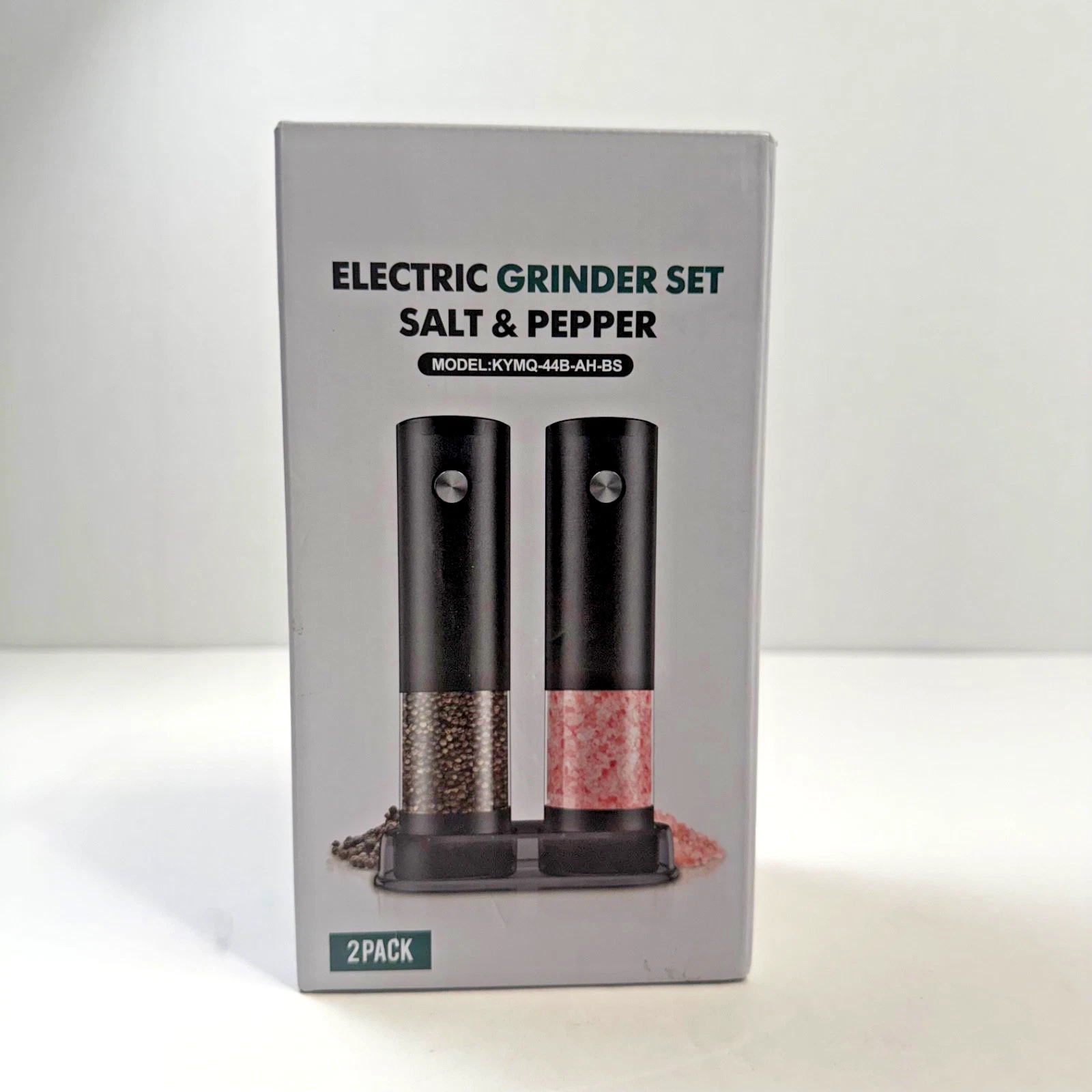 Electric Grinder Salt And Pepper Mill Set