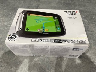 Tomtom Rider 410 Satnav Great Rides Edition Lifetime Updates Full Set upd. 05.26