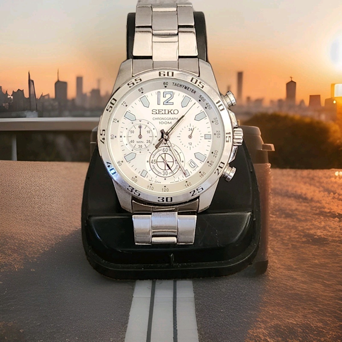 SEIKO Chronograph 6T63-00k0 100m Watch. Made In Japan. Beautiful