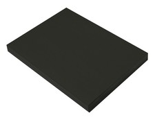 Prang Formerly SunWorks Construction Paper, Black, 9" x 12", 100 Sheets