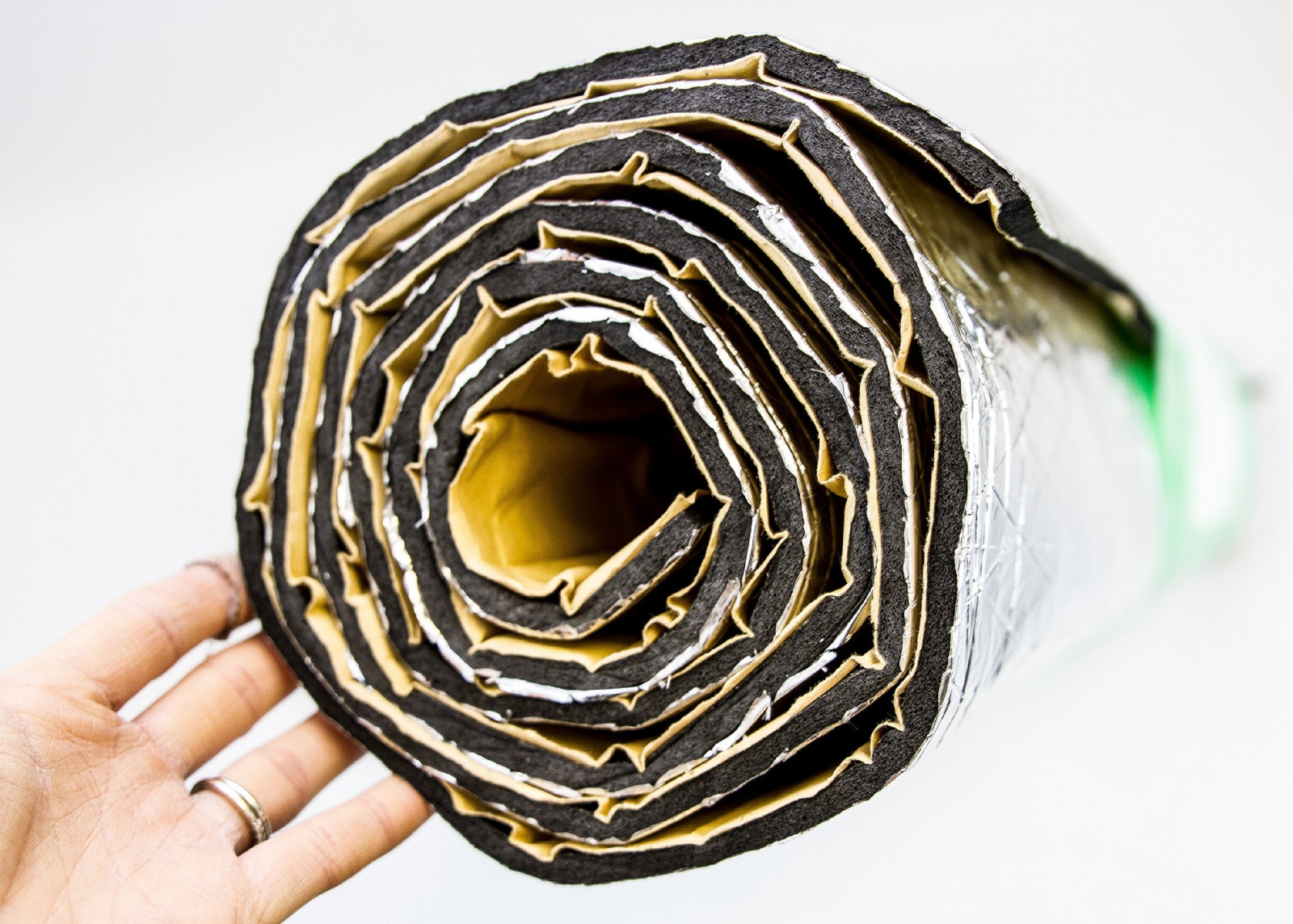 Camper Van Insulation Thermal Liner, Foil Foam Soundproofing Mat, GM10mm, 5m²