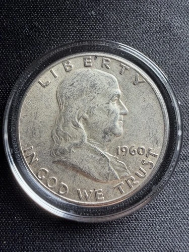 Photo of a 1960-P Franklin Half Dollar from an eBay listing that sold on Jul 22, 2026