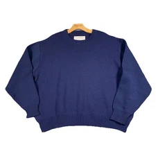 VTG Filson Guide Sweater 100% Wool Men’s XL Short Navy Blue Heavyweight USA Nice