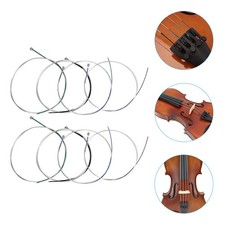 8Pcs Violin Strings Kit 4/4 String Replacements Universal Set Violin Parts