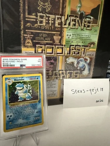 Blastoise Holo - PSA 7 - Pokemon 2000 Base Set 2 002/130