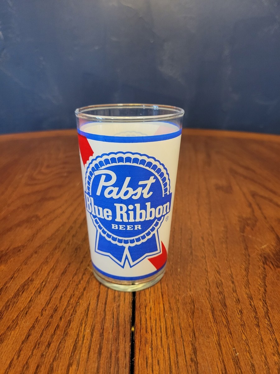 Pabst Blue Ribbon Beer 8 oz. Drinking Glass
