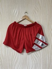 ADIDAS EQUIPMENT VINTAGE FOOTBALL SOCCER SHORTS sz M MEN RED