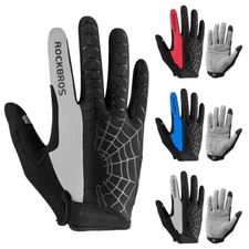 ROCKBROS Full Finger Gloves Touch Screen MTB Motorcycle Bicycle Cycling Gloves