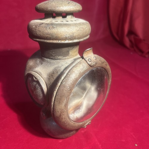 VTG ANTIQUE MODEL T FORD KEROSENE OIL LIGHT LAMP T.J.C.L Co. (T)