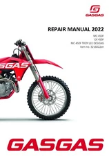 GasGas Gas Gas Service Workshop Shop Repair Manual 2022 MC 450F TROY LEE DESIGNS