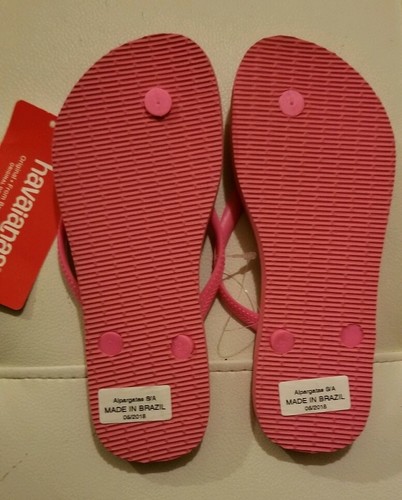 HAVAIANAS H. SLIM SHOCKING PINK WOMEN FLIP FLOPS - Picture 7 of 8