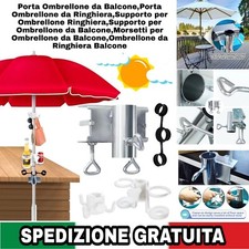 Porta Ombrellone da Balcone,Porta Ombrellone da Ringhiera,Supporto x Ombrellone 