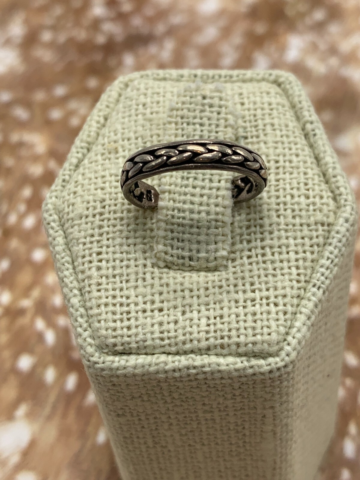 STERLING SILVER ~ TOE ~ RING - image 1