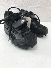 Adidas Little Kids Corner Blitz 7 J Mi Lace Up Football Cleats, Black, 11 K